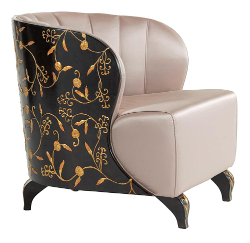 Fauteuil bicolore Celine