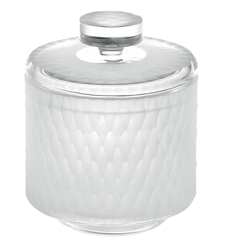 Coffret à bijoux hexagonal en cristal italien