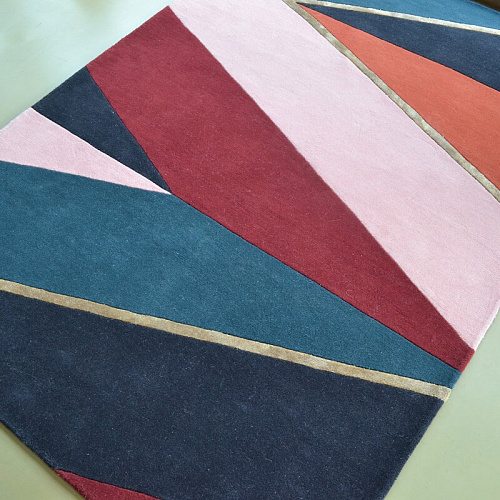 Sahara bordeaux vloerkleed