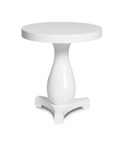 Table d’appoint Hudson ivoire de luxe