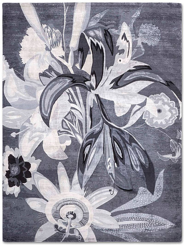 Tapis tissé main Red Flower