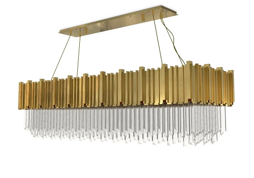 Suspension Imperial snooker carrée