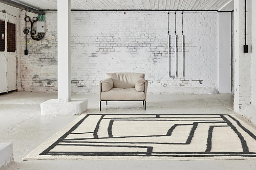 Cocoon 3 ecru vloerkleed