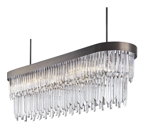 Moderne ovale Murano glazen kroonluchter