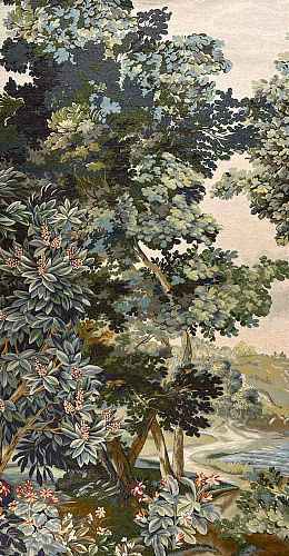 Tapisserie murale Vert flamand