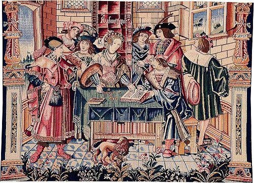 Tapisserie murale Arithmétique sans bordure