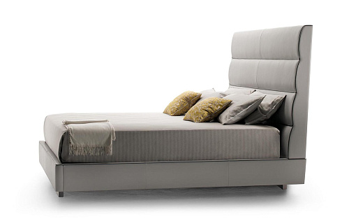 Modern lederen bed