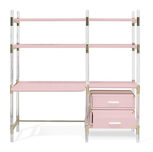 Puzzel roze bibliotheek