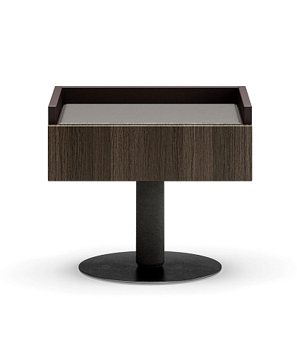 Table de chevet sur piédestal Roger