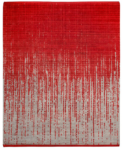 Grid Vendetta rood vloerkleed