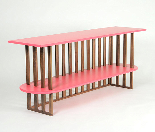 Console rose à deux niveaux