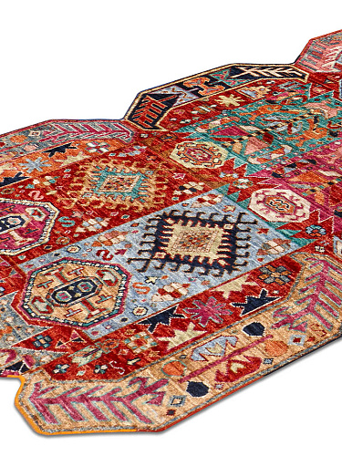 Tapis de luxe fait main Multishape