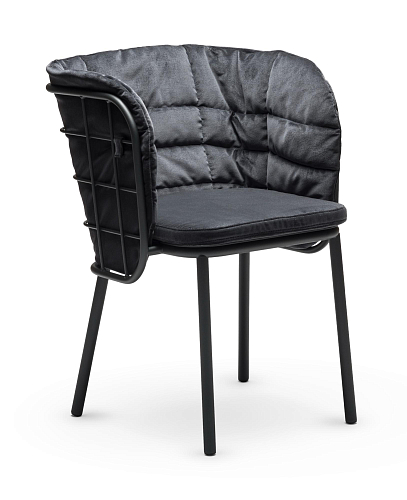 Jujube zwarte tuinstoel