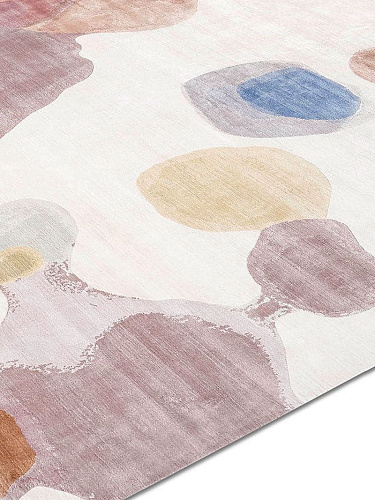 Powder handgemaakt luxe vloerkleed