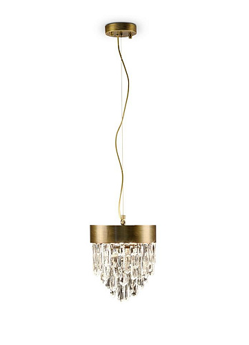 Suspension goutte en laiton
