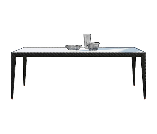 Table à manger de jardin raffinée