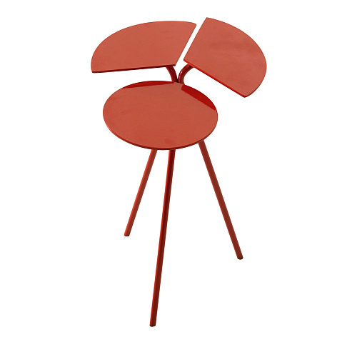 Table d’appoint moderne Lady Bug rouge