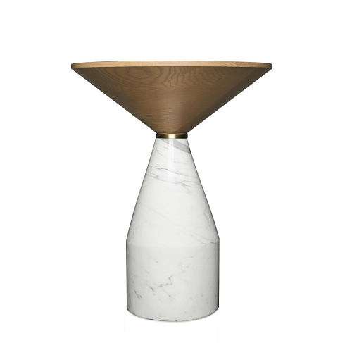 Petite table en marbre blanc Cino