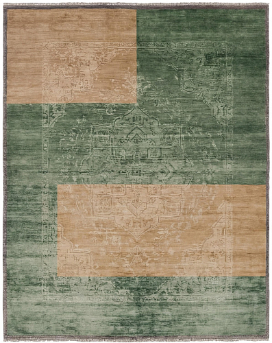 Sage Mosaic Green vloerkleed