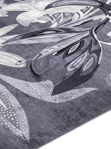 Tapis tissé main Red Flower