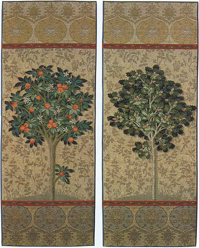 Tapisserie murale Set de 2 tapisseries : arbre