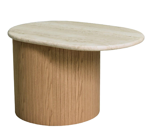 Bitta bijzettafel met marmeren blad