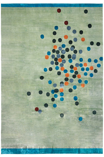Tapis design Coriandolo gris