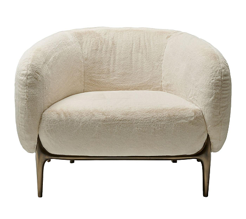Fauteuil ivoire Decor Blanca