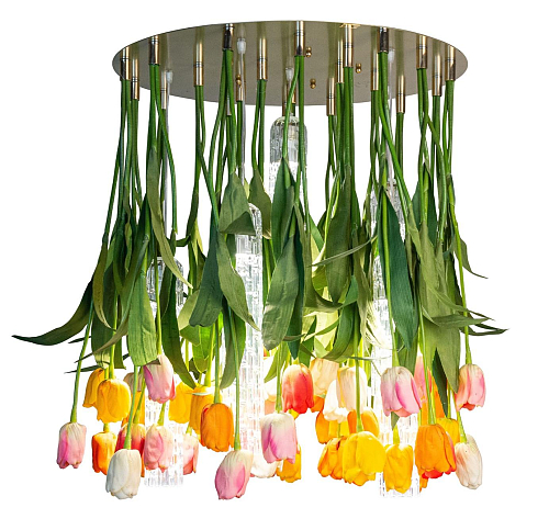 Tulip ronde kroonluchter