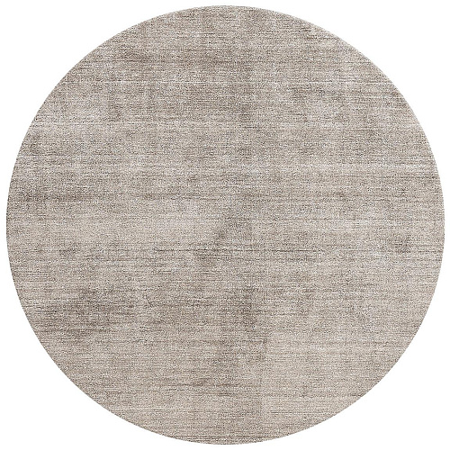 Tapis rond en soie de bambou Cord