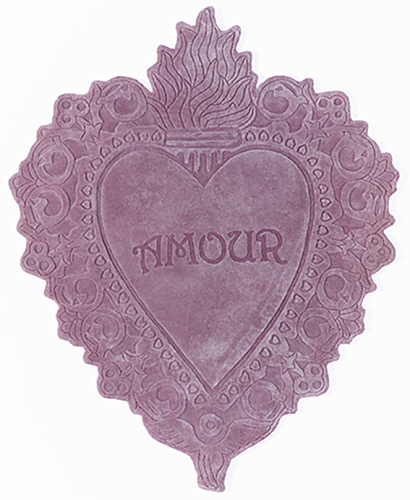 Devotion violet vloerkleed