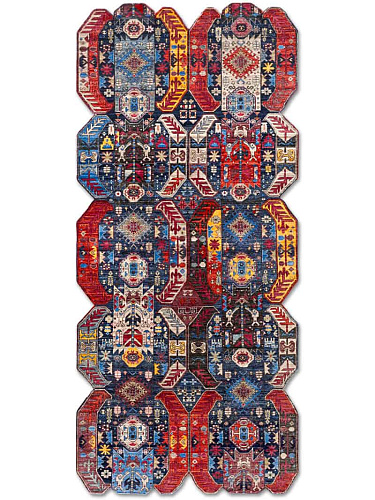 Tapis de luxe fait main Multishape