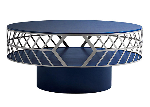 Table basse Lok bleue