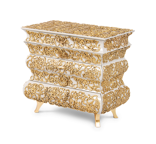 Table de nuit artisanale
