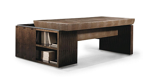 Bureau en cuir de luxe avec unité
