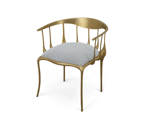 Satijnen luxe stoel