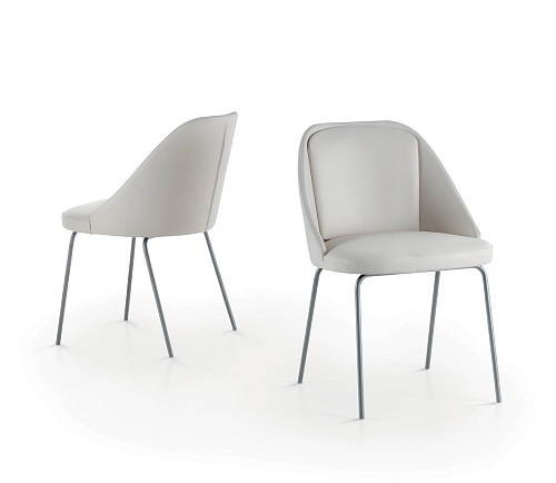 Chaise en cuir Amy