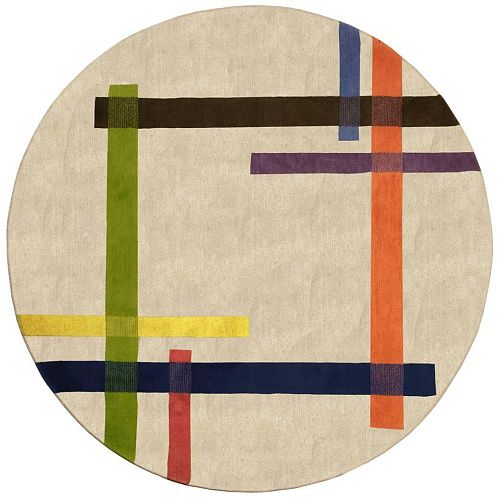 Tapis tissé main Concetti gris
