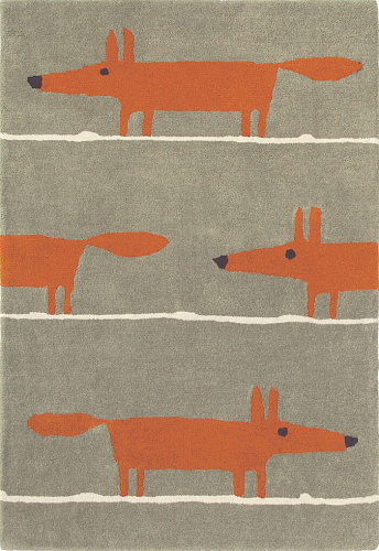 Mr. Fox kaneel vloerkleed