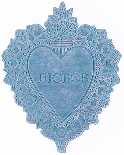 Tapis Devotion bleu ciel