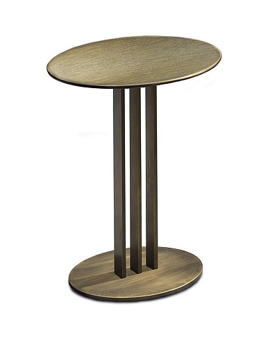 Moderne bronzen bijzettafel
