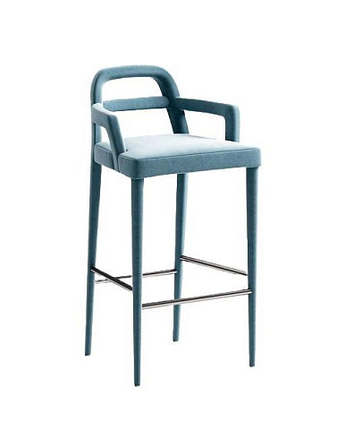 Tabouret de bar capitonné