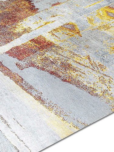 Pastel Rain handgeweven vloerkleed