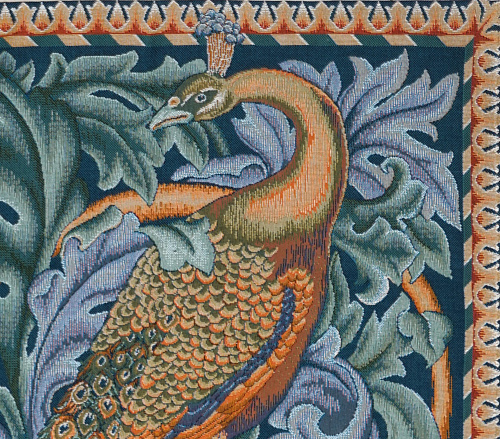 Tapisserie murale Le paon, William Morris