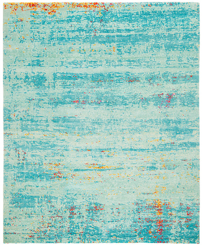 Tapis Artwork 20 multicolore aqua