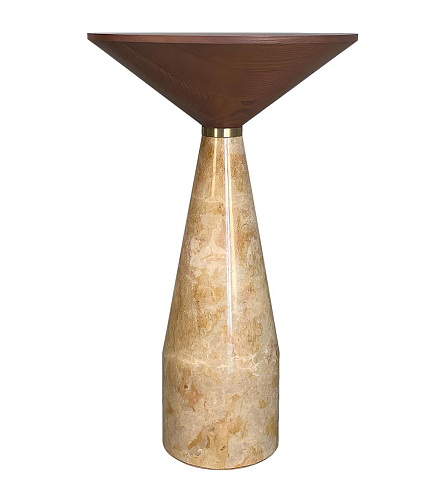 Table Cino en marbre jaune