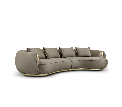 Solara gebogen luxe bank