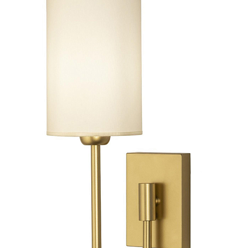 Satijn gouden wandlamp