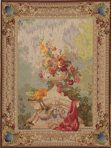 Doedelzak boeket wandtapijt