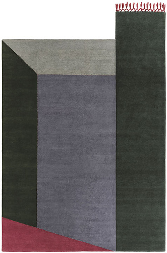 Tapis noué à la main Portello 100% laine